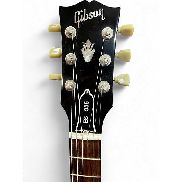 Used 2008 Gibson ES335 Trans Red Hollow Body Electric Guitar