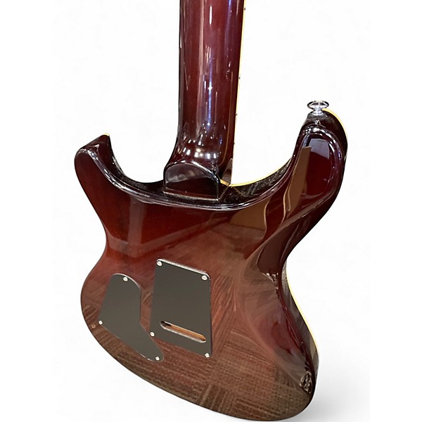 Used PRS SE Custom 24 Exotic Top Natural Ziricote Solid Body Electric Guitar