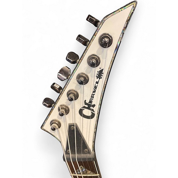 Used Charvel Desolation DX-1 ST Soloist White Solid Body Electric Guitar