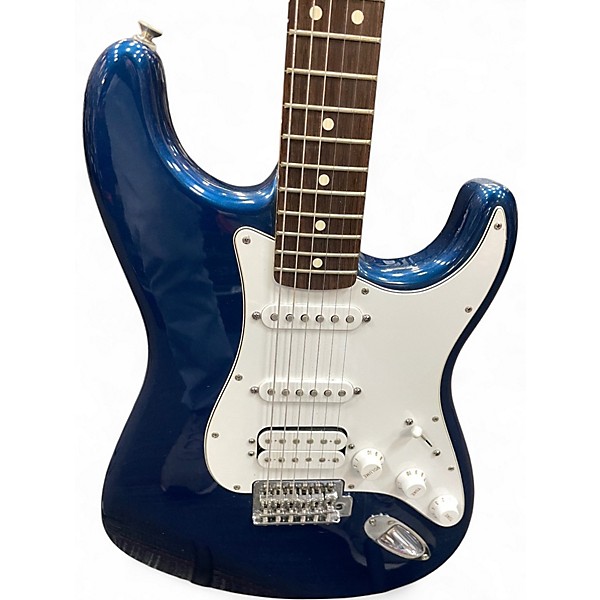 Used Fender Standard Stratocaster HSS COBRA BLUE Solid Body Electric Guitar