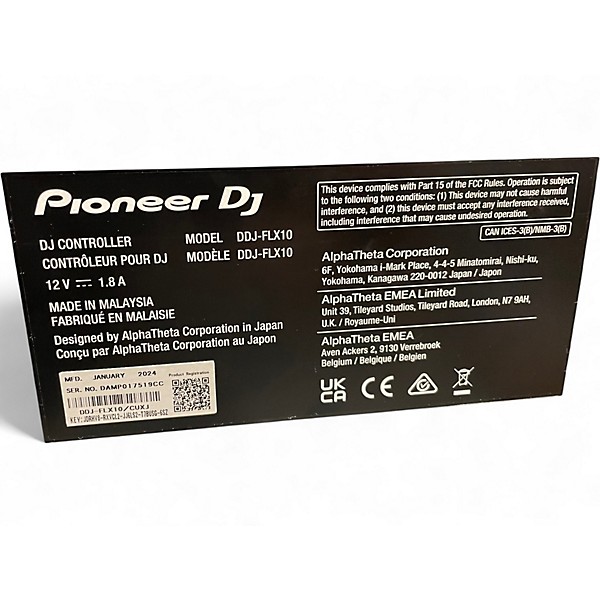 Used Pioneer DJ DDJFLX10 DJ Controller