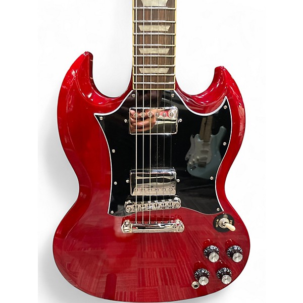 Used Epiphone SG Cherry Solid Body Electric Guitar
