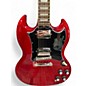 Used Epiphone SG Cherry Solid Body Electric Guitar