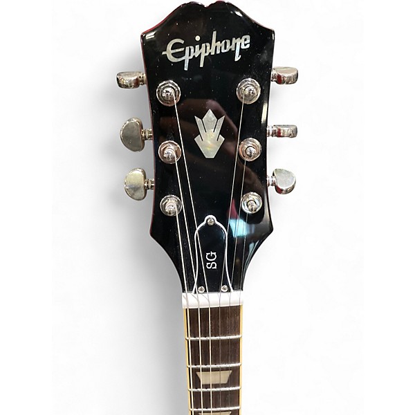 Used Epiphone SG Cherry Solid Body Electric Guitar