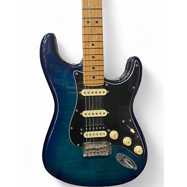 Used 2025 Fender Player II Stratocaster HSS Plus Blue Burst Solid Body Electric Guitar