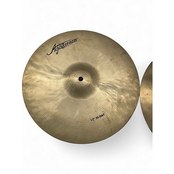 Used Agazarian 13in hi hat Cymbal