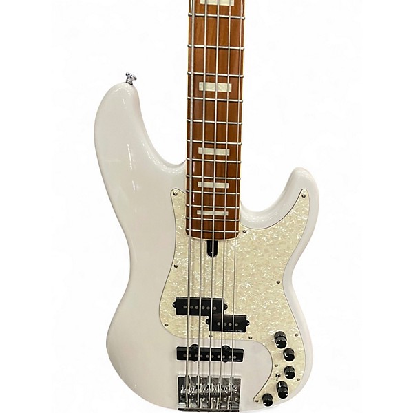 Used Sire Marcus Miller P8 White Electric Bass Guitar