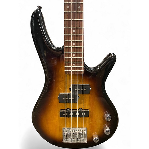 Used Ibanez GSRM20 Mikro Short Scale Copper Burst Electric Bass Guitar