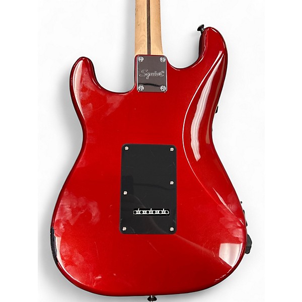 Used Squier Affinity Stratocaster Candy Apple Red Solid Body Electric Guitar