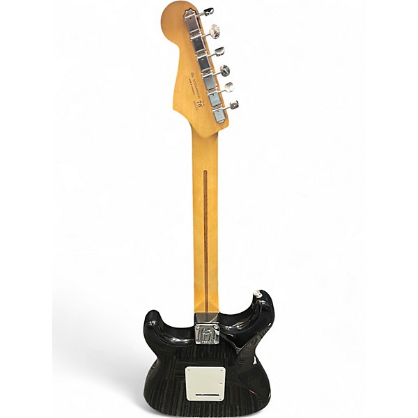 Used Fender Player Stratocaster Black Solid Body Electric Guitar