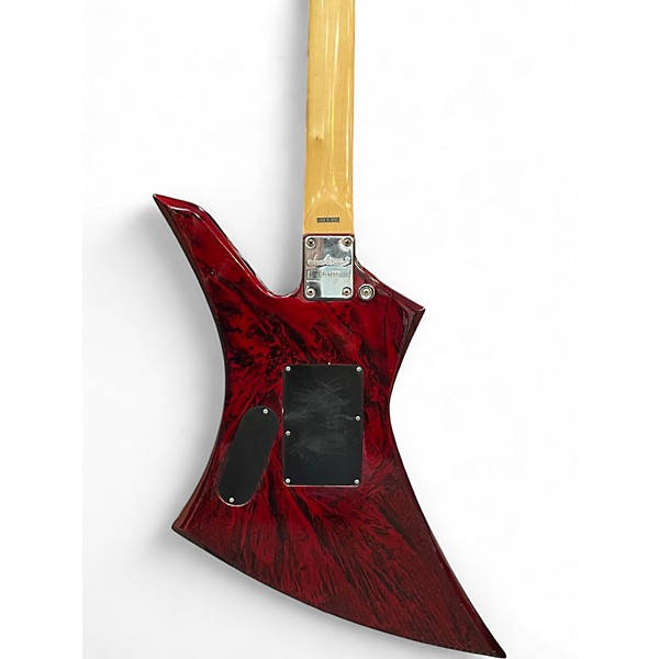 Used Jackson KE3 Crimson Swirl Solid Body Electric Guitar