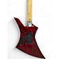 Used Jackson KE3 Crimson Swirl Solid Body Electric Guitar