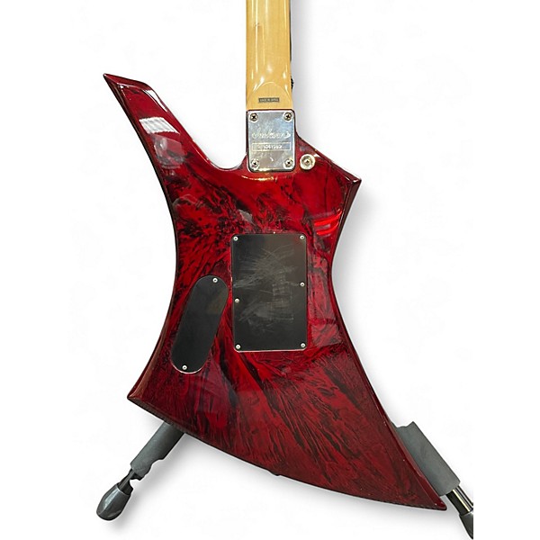 Used Jackson KE3 Crimson Swirl Solid Body Electric Guitar