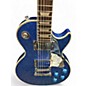 Used Epiphone Tommy Thayer Les Paul Standard Blue Sparkle Solid Body Electric Guitar