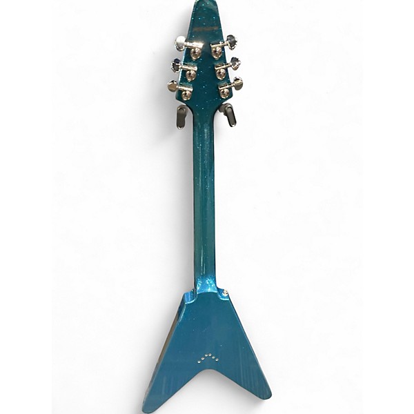 Used Epiphone Flying V Brunswick Blue Solid Body Electric Guitar