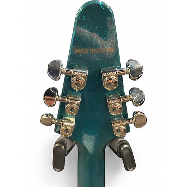 Used Epiphone Flying V Brunswick Blue Solid Body Electric Guitar