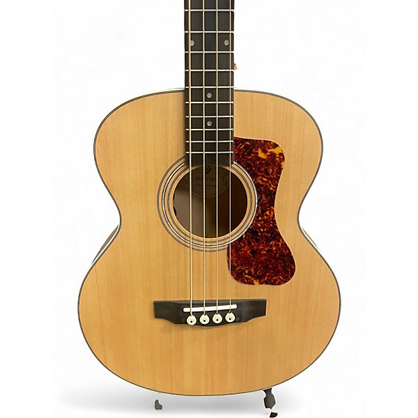 Used Guild Jumbo Junior Bass Natural Acoustic Bass Guitar