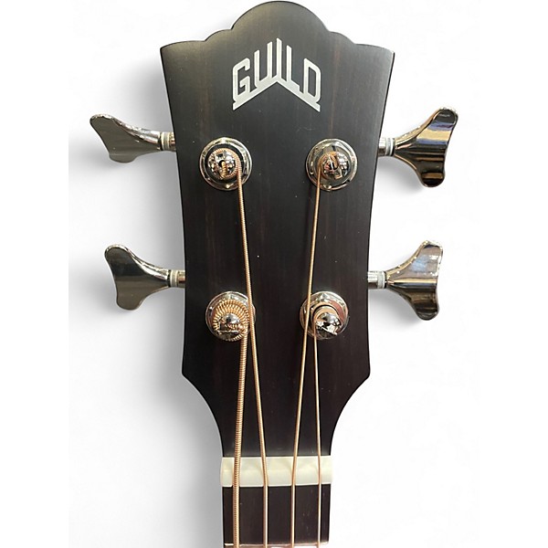 Used Guild Jumbo Junior Bass Natural Acoustic Bass Guitar