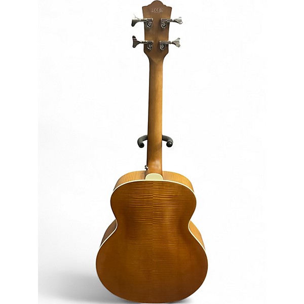 Used Guild Jumbo Junior Bass Natural Acoustic Bass Guitar