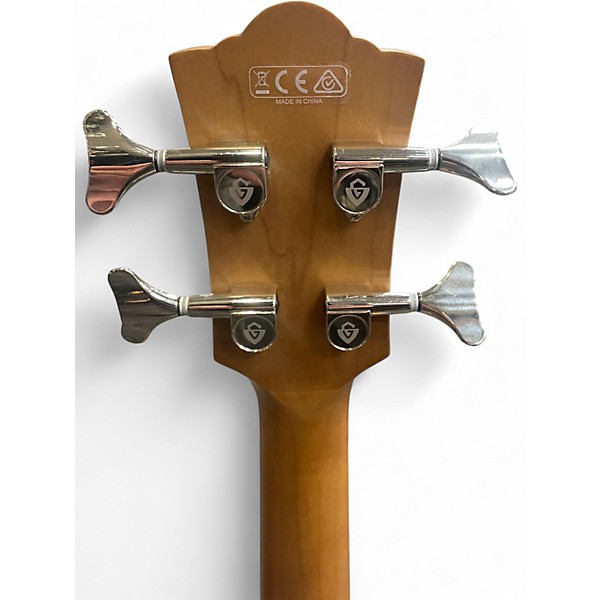 Used Guild Jumbo Junior Bass Natural Acoustic Bass Guitar