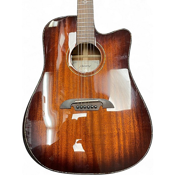 Used Alvarez MD66ce SHADOW BURST Acoustic Electric Guitar