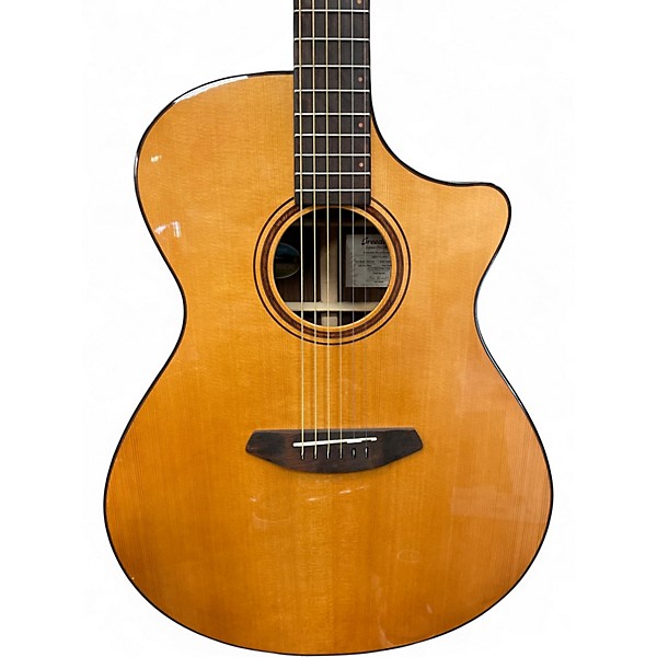 Used Breedlove Performer pro concerto A CE Natural Acoustic Electric Guitar