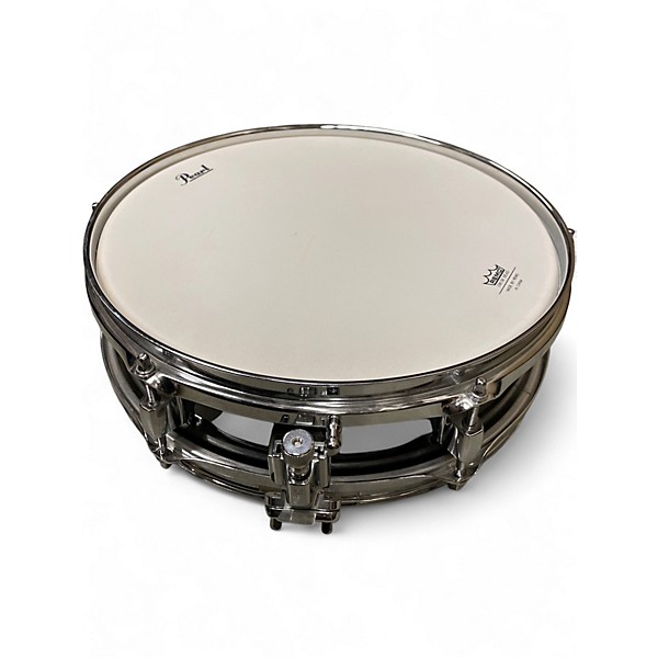 Used Pearl 13in Snare and Bell Kit Silver Drum