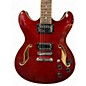 Used Ibanez AS73 Artcore Trans Red Hollow Body Electric Guitar