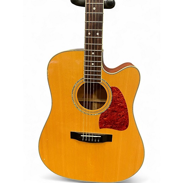 Used Ibanez AW100CE Natural Acoustic Electric Guitar