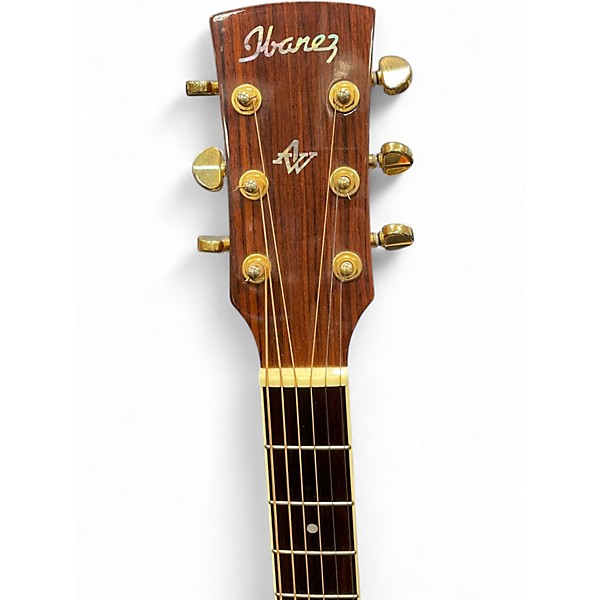 Used Ibanez AW100CE Natural Acoustic Electric Guitar