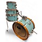 Used TAMA 4 Piece CLUB JAM AQUA BLUE Drum Kit thumbnail