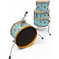 Used TAMA 4 Piece CLUB JAM AQUA BLUE Drum Kit