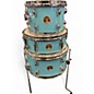 Used TAMA 4 Piece CLUB JAM AQUA BLUE Drum Kit