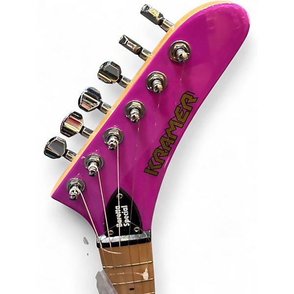 Used Kramer Baretta Special Purple Solid Body Electric Guitar