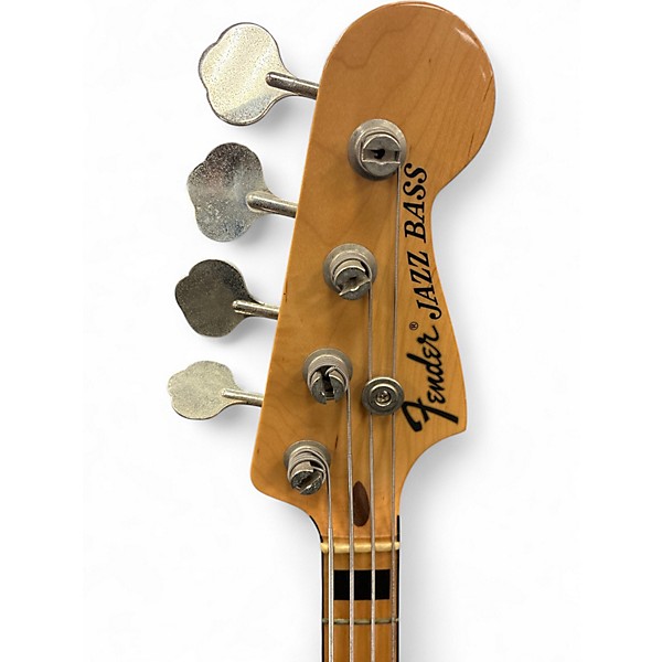 Used Fender Geddy Lee Signature Jazz Bass Black and White Electric Bass Guitar