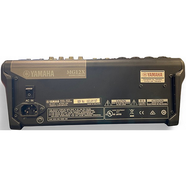 Used Yamaha MG12X Line Mixer