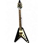 Used Epiphone 1958 Korina Flying V Black Solid Body Electric Guitar thumbnail