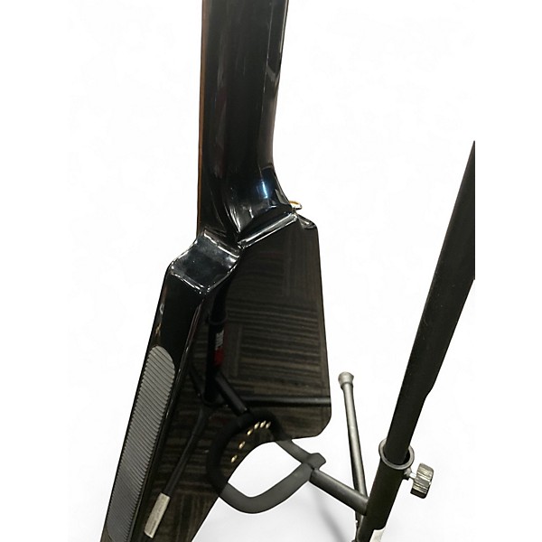 Used Epiphone 1958 Korina Flying V Black Solid Body Electric Guitar