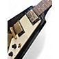 Used Epiphone 1958 Korina Flying V Black Solid Body Electric Guitar