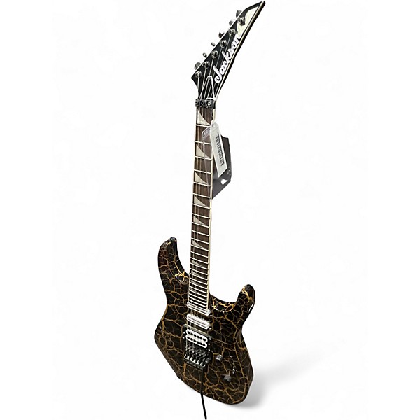 Used Jackson Soloist SL3 Black and Gold Solid Body Electric Guitar