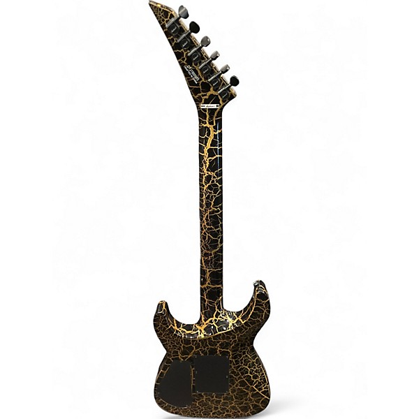 Used Jackson Soloist SL3 Black and Gold Solid Body Electric Guitar