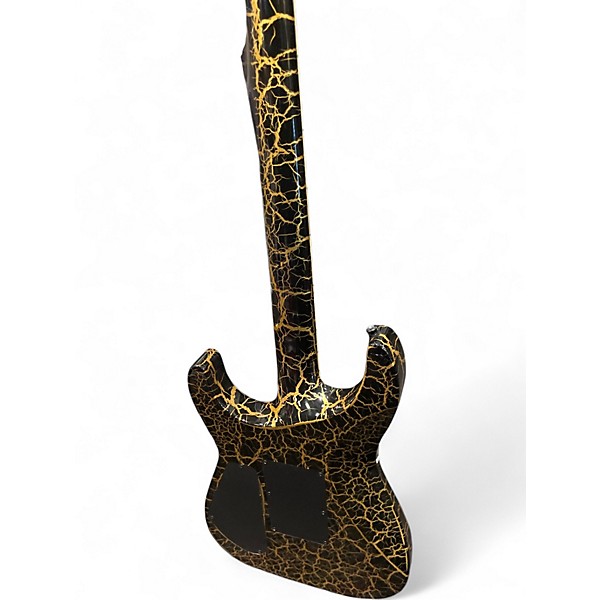 Used Jackson Soloist SL3 Black and Gold Solid Body Electric Guitar