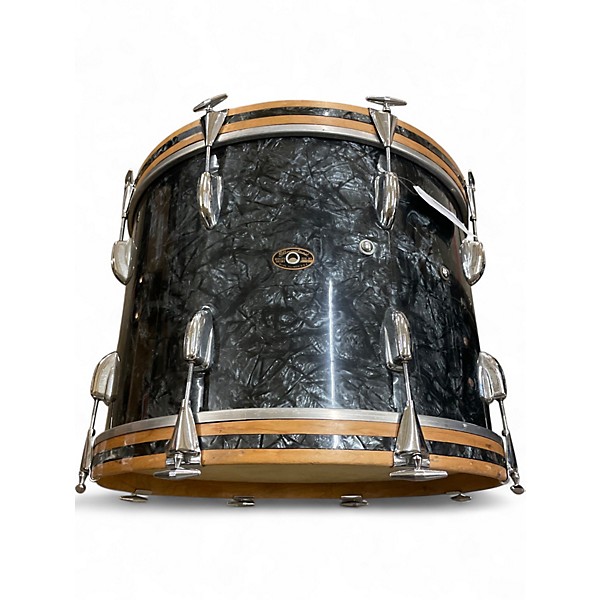 Used Slingerland 3 Piece MODERN JAZZ OUTFIT #9 BLACK DIAMOND PEARL Drum Kit