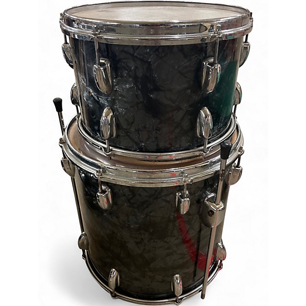 Used Slingerland 3 Piece MODERN JAZZ OUTFIT #9 BLACK DIAMOND PEARL Drum Kit