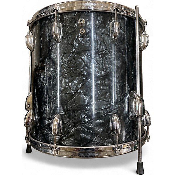 Used Slingerland 3 Piece MODERN JAZZ OUTFIT #9 BLACK DIAMOND PEARL Drum Kit