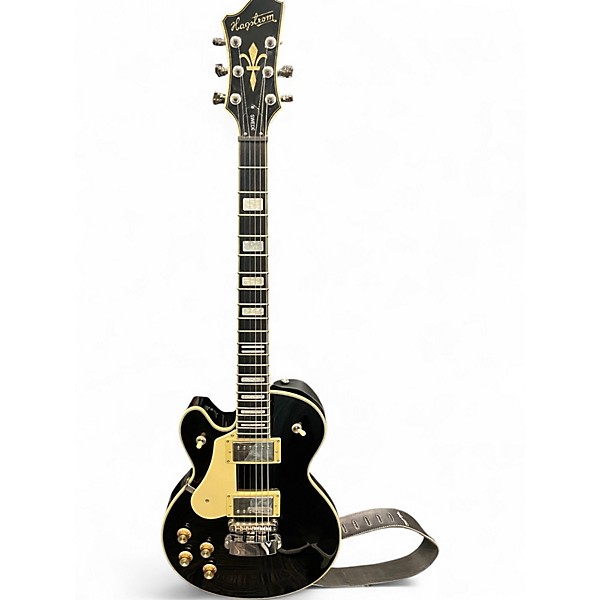 Used Hagstrom Standard Swede Black Solid Body Electric Guitar