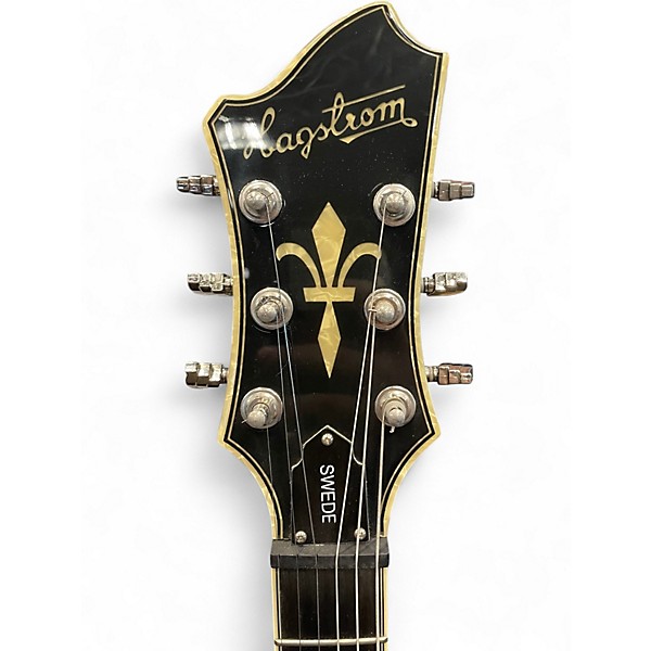 Used Hagstrom Standard Swede Black Solid Body Electric Guitar