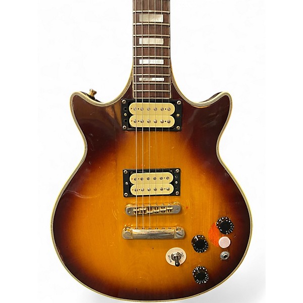 Used 1996 Epiphone Genesis Deluxe Pro 2 Color Sunburst Solid Body Electric Guitar