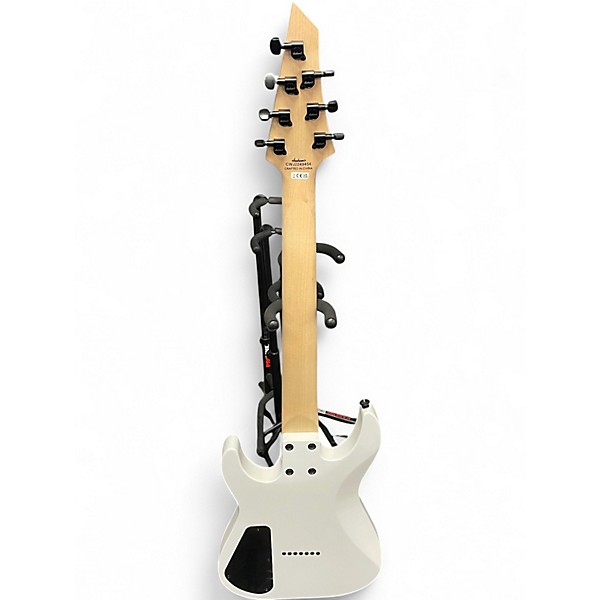 Used Jackson JS22-7 Dinky 7 String Alpine White Solid Body Electric Guitar