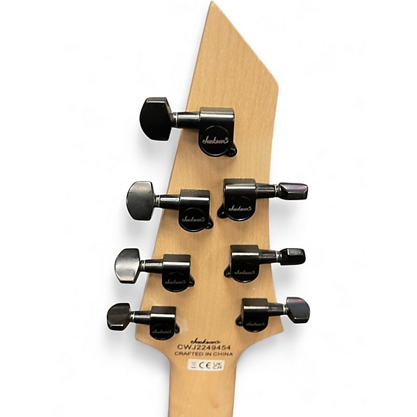 Used Jackson JS22-7 Dinky 7 String Alpine White Solid Body Electric Guitar